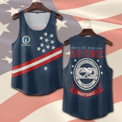 Air Force Badge, E 8 Air Force Senior Master Sergeant - Tank-Top