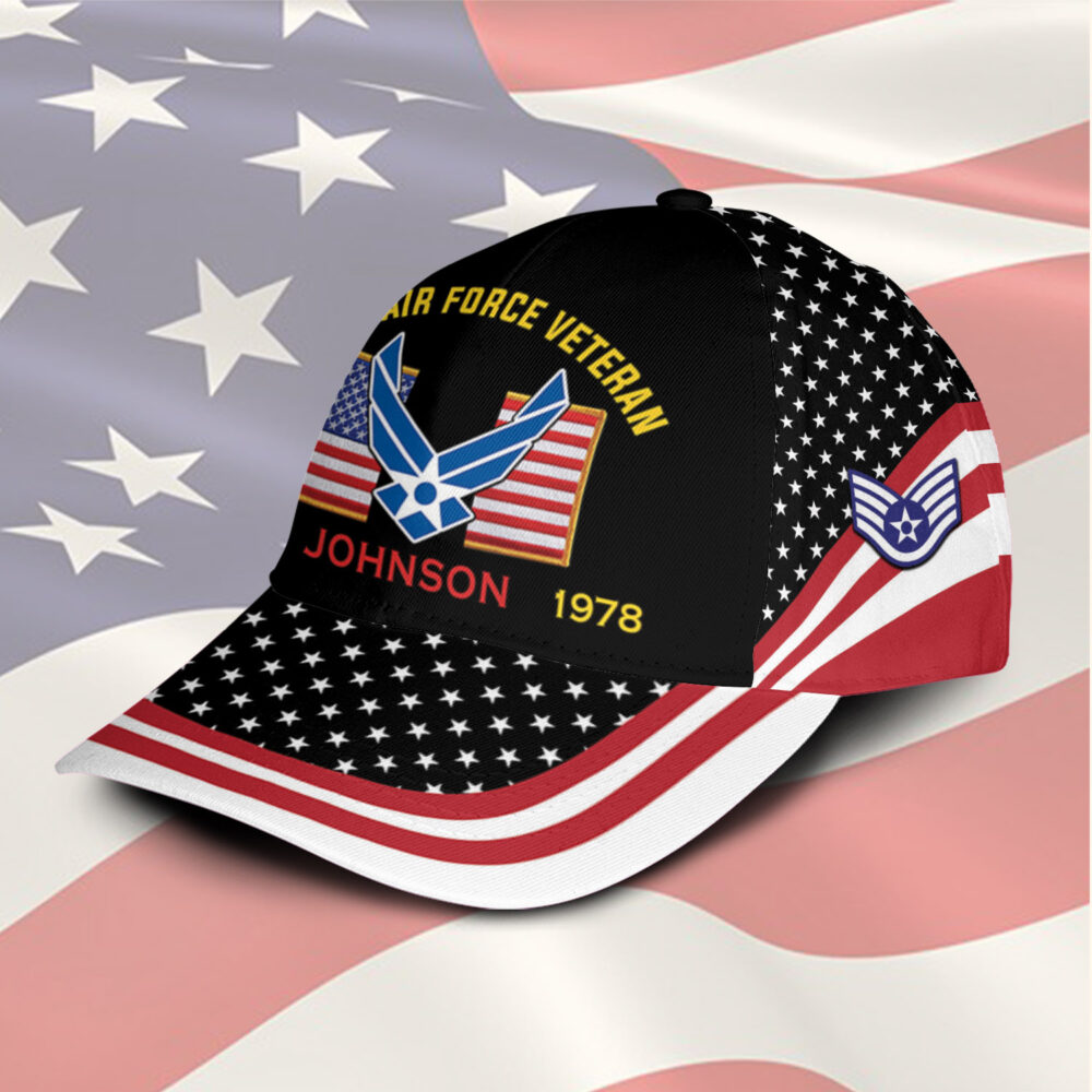US Air Force, Thank a Veteran - Classic Cap - Image 2