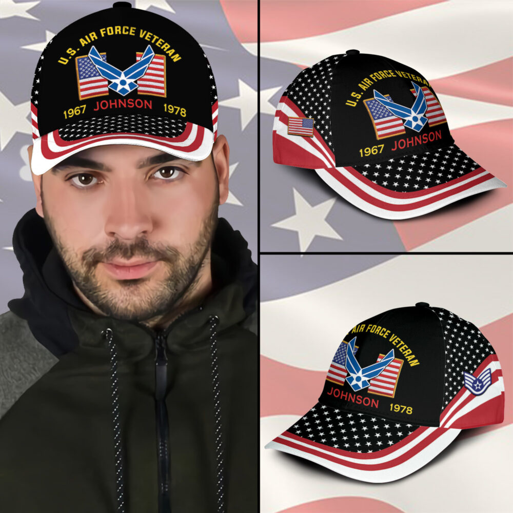 US Air Force, Thank a Veteran - Classic Cap - Image 3