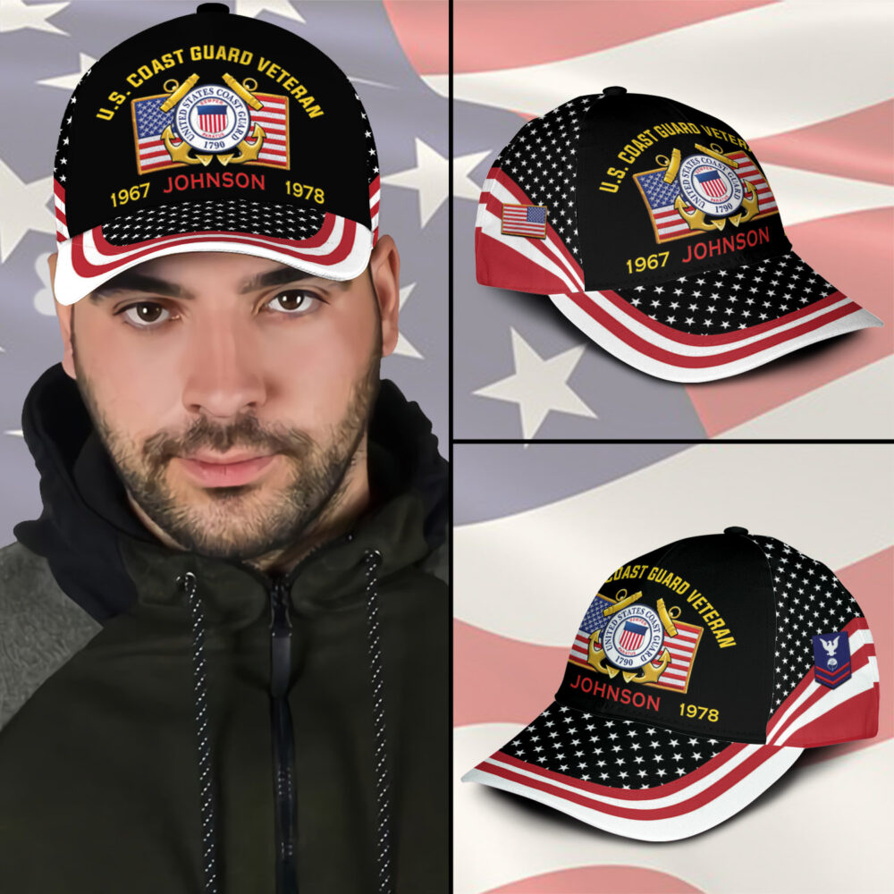 US Coast Guard, Born Ready - Classic Cap - Image 3
