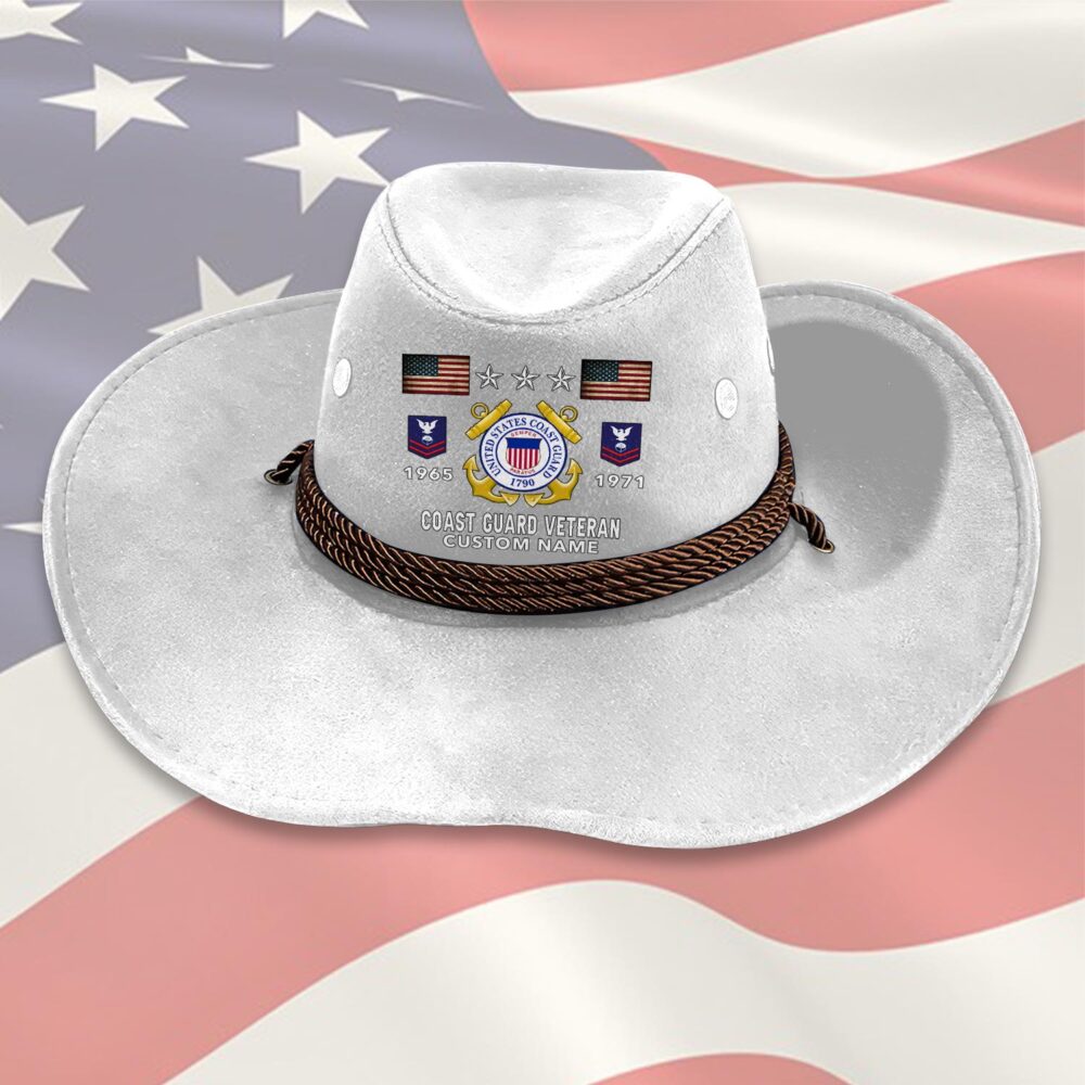 US Coast Guard, Semper Paratus - Cowboy Hat - Image 6