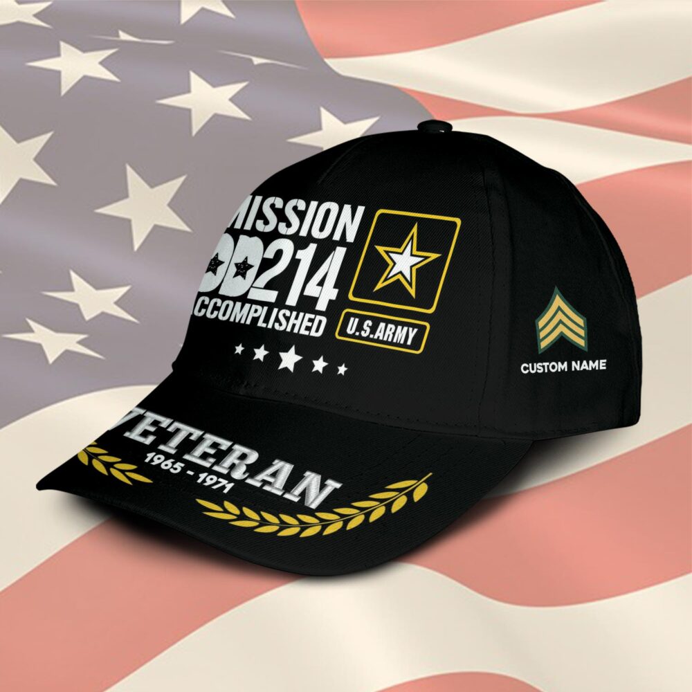 US Army, American By Birth, Veteran By Choice - Classic Cap - Image 2