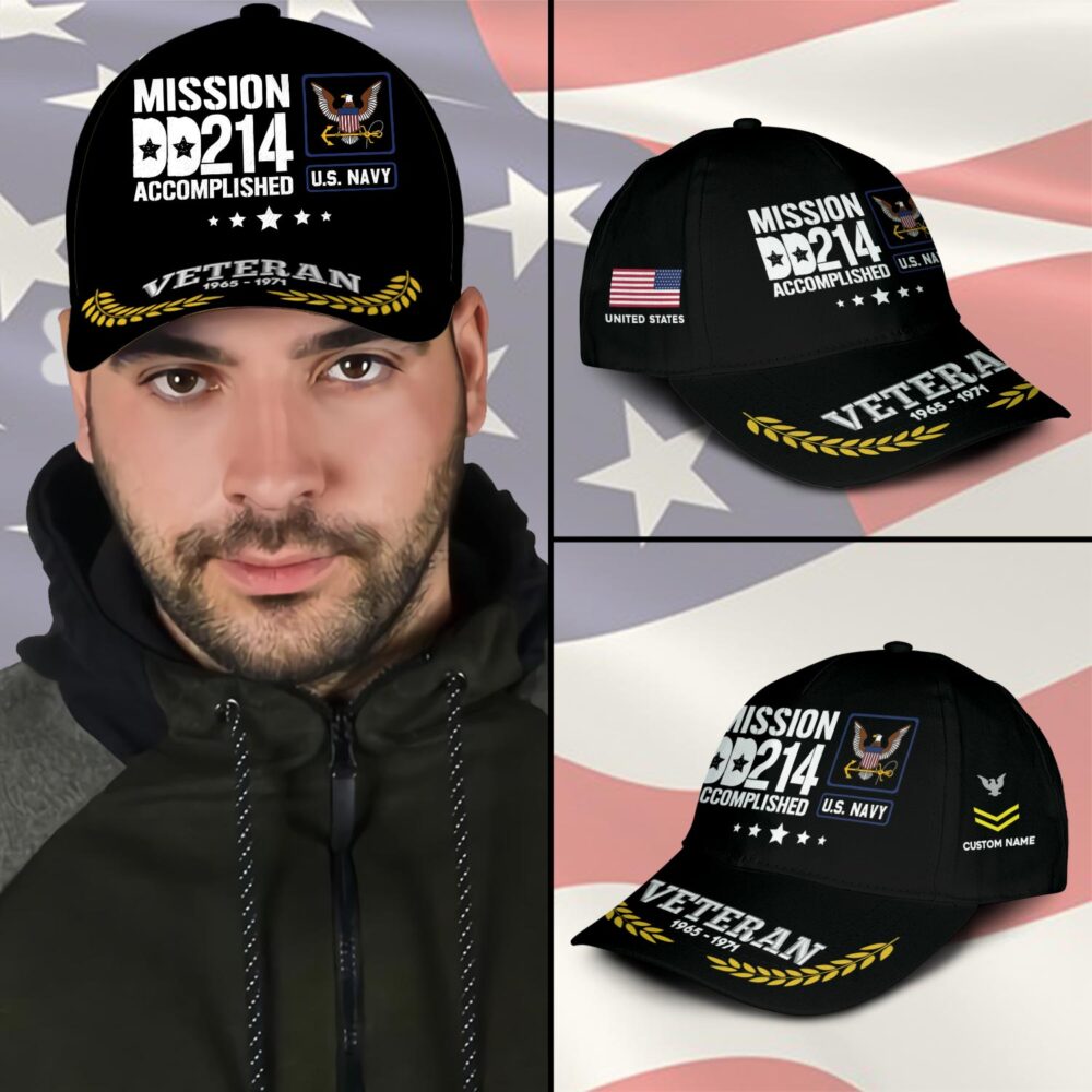 US Navy, E 7 Red - Classic Cap - Image 3