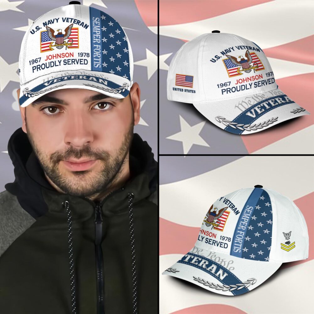 US Navy, E 6 Red - Classic Cap - Image 3