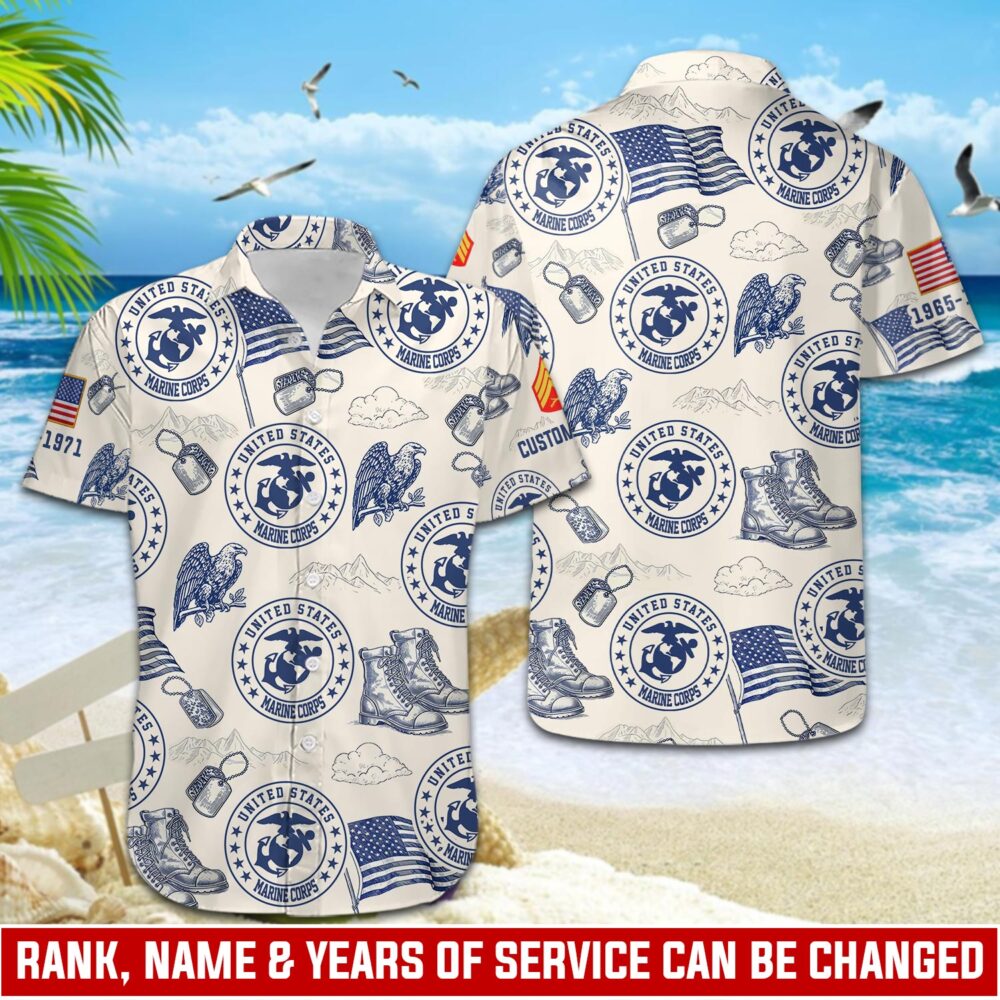 US Marine Corps, E 2 Marines Private First Class - Hawaii Shirt