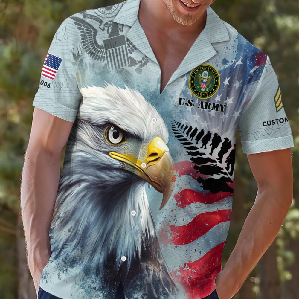 US Army, Duty, Honor, Country - Hawaii Shirt - Image 2