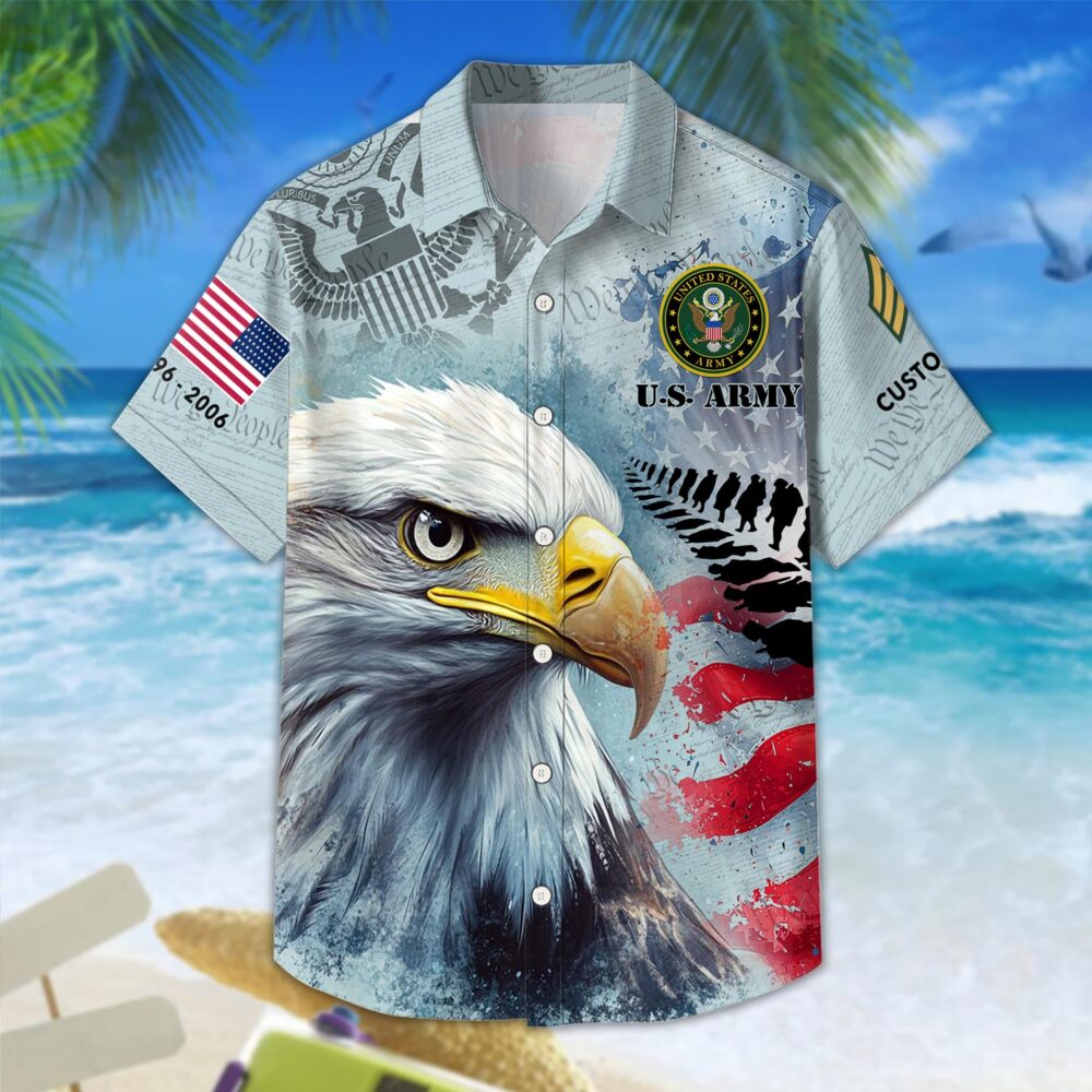 US Army, Duty, Honor, Country - Hawaii Shirt - Image 3