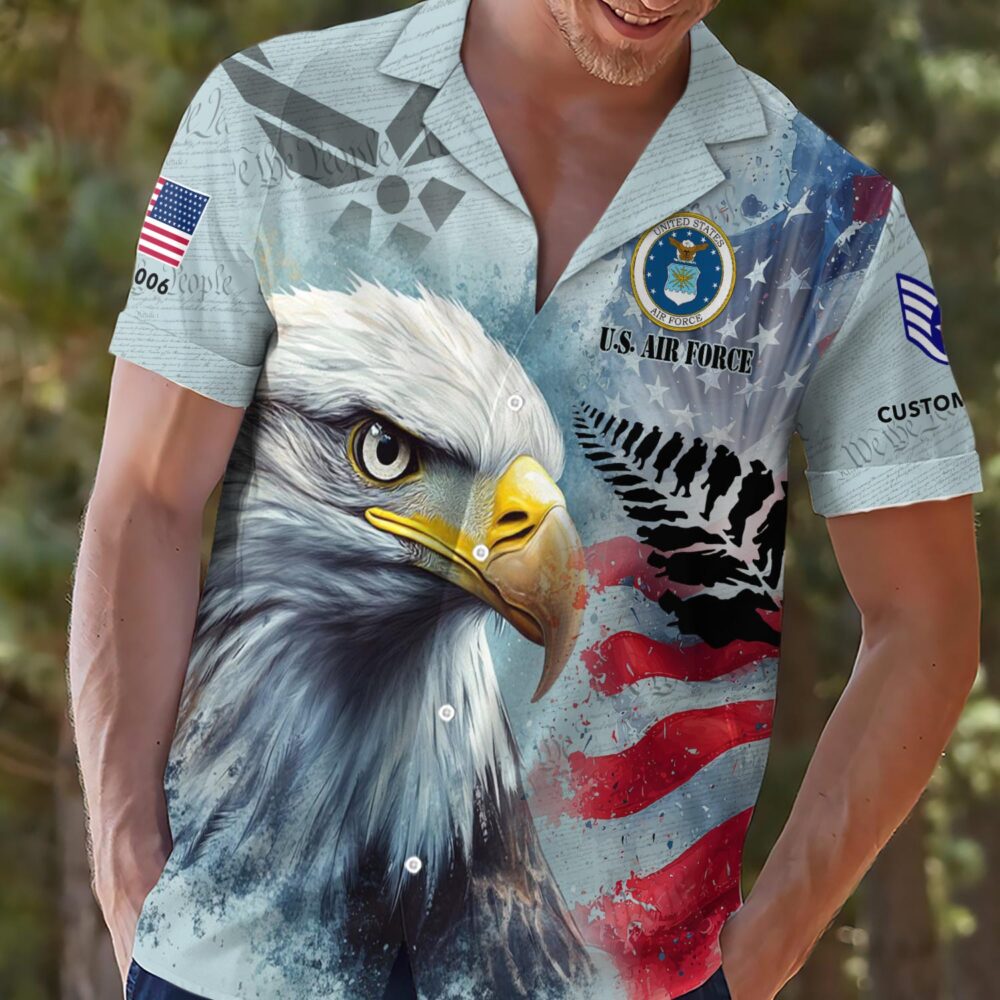 US Air Force , E 8 Air Force Senior Master Sergeant - Hawaii Shirt - Image 2
