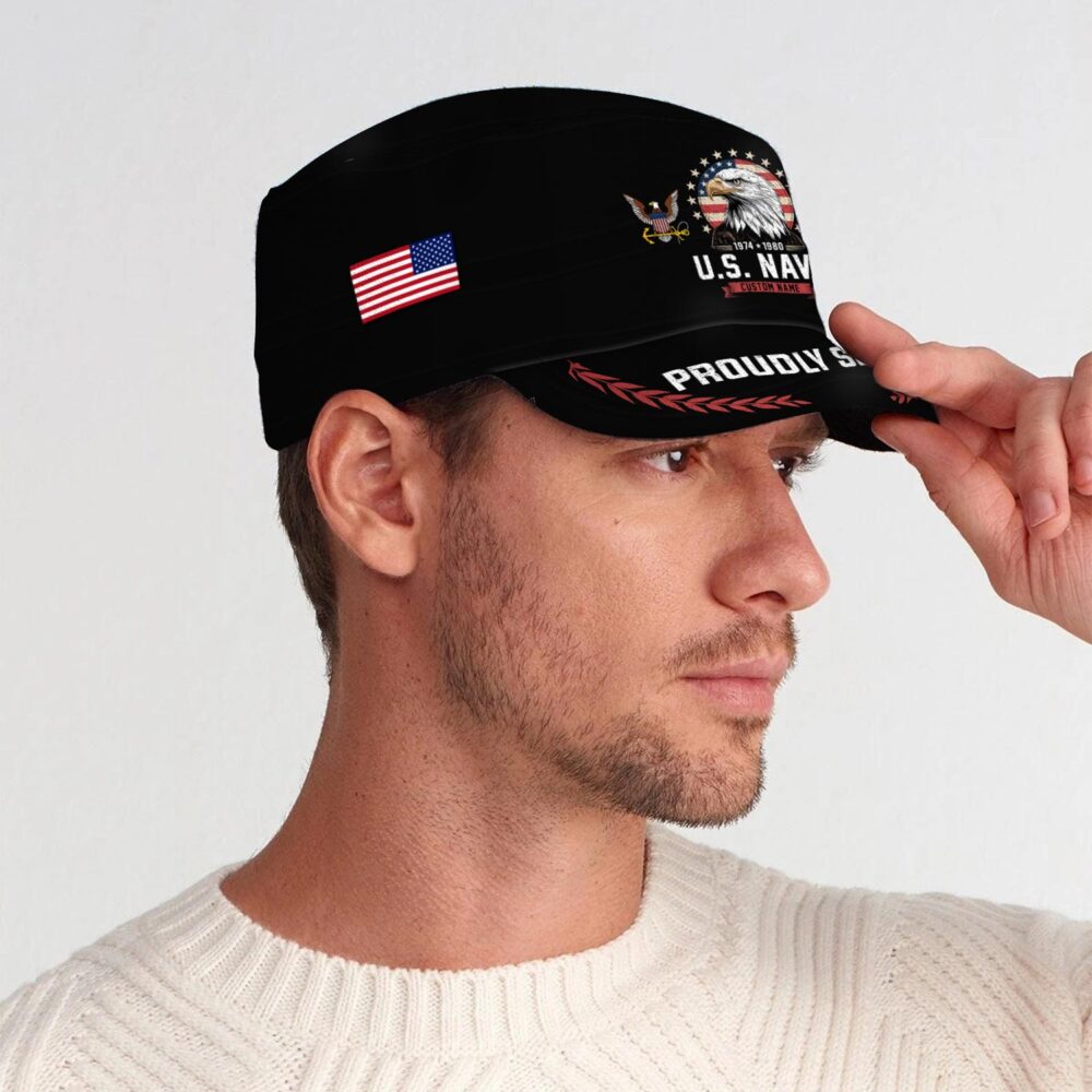 US Navy, E 2 White - Military Cap - Image 3