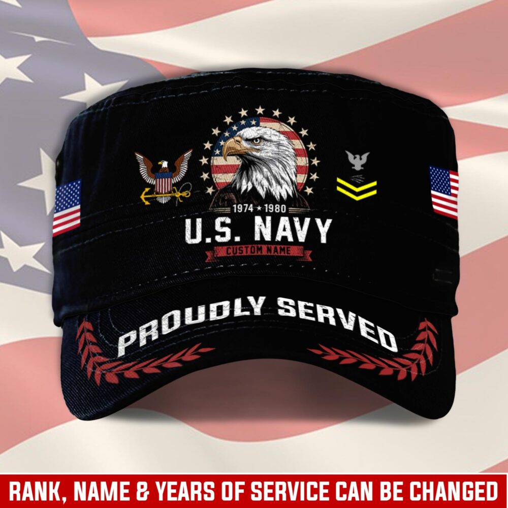 US Navy, E 2 White - Military Cap