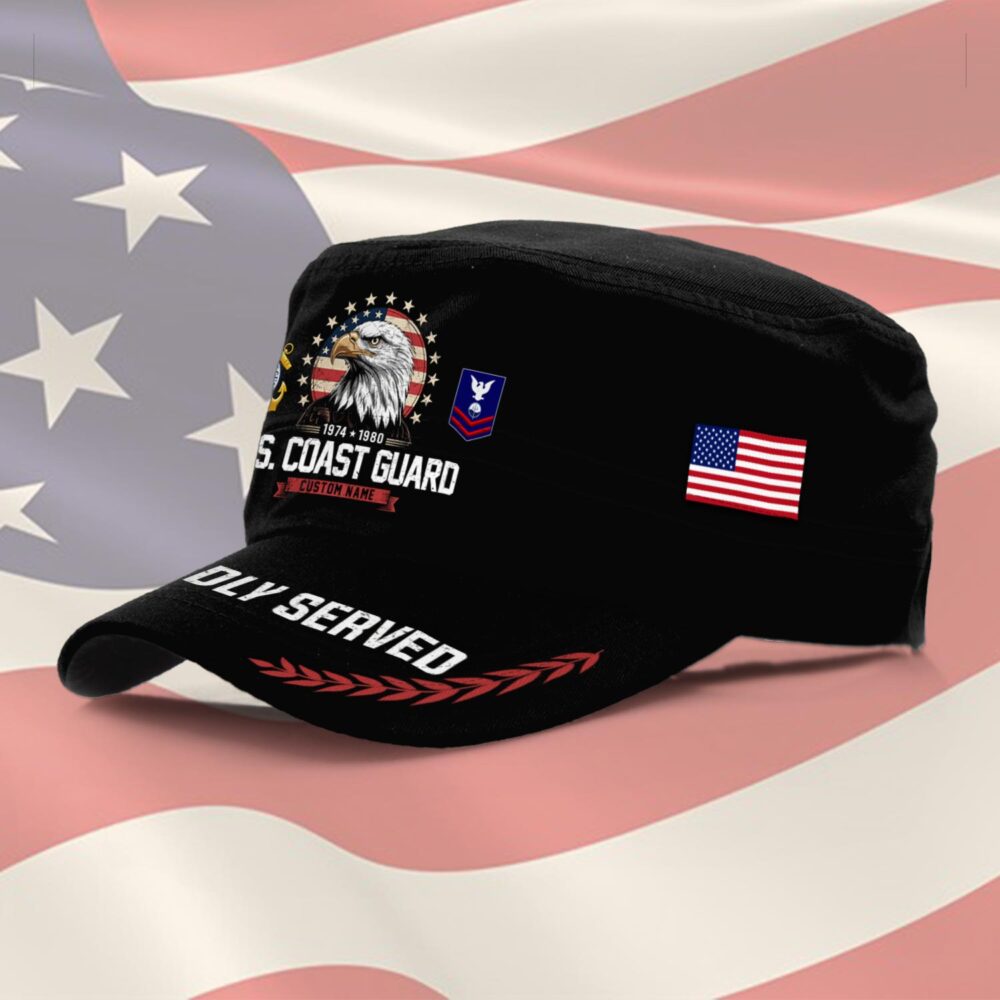US Coast Guard, Honoring All Who Served - Military Cap - Image 2