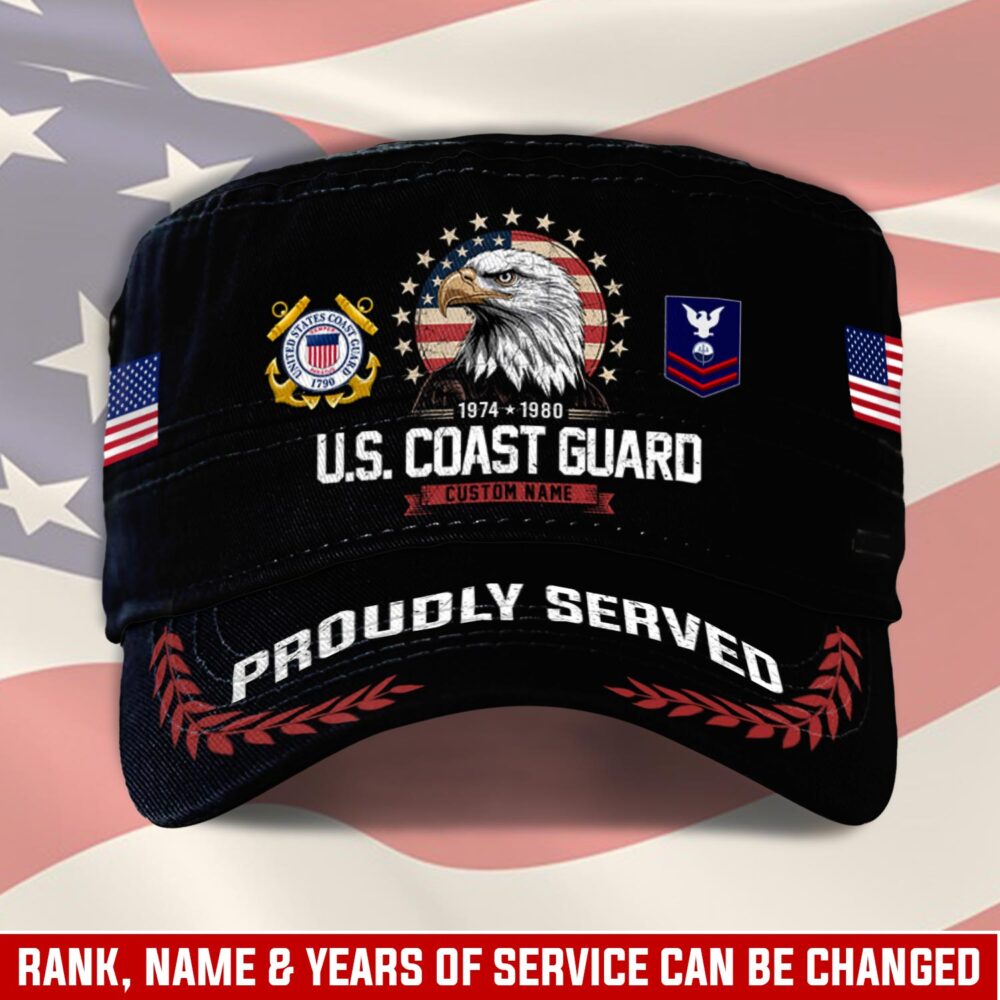 US Coast Guard, Honoring All Who Served - Military Cap