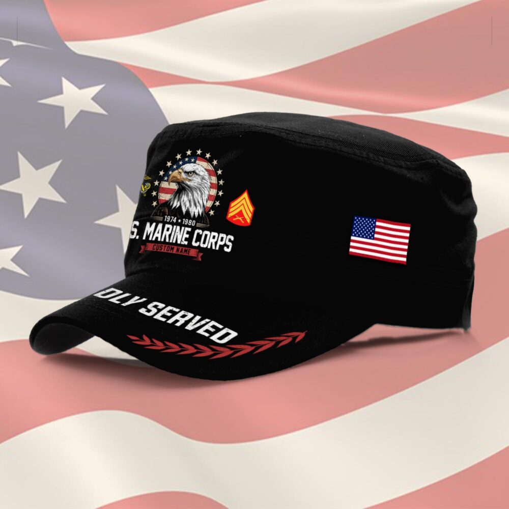 US Marine Corps, E 9 Marines Sergeant Major - Military Cap - Image 2