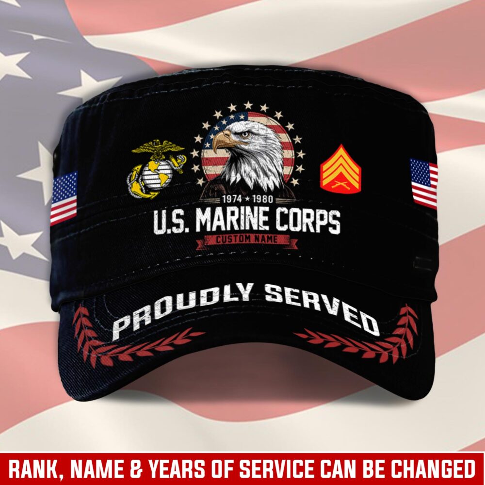 US Marine Corps, E 9 Marines Sergeant Major - Military Cap