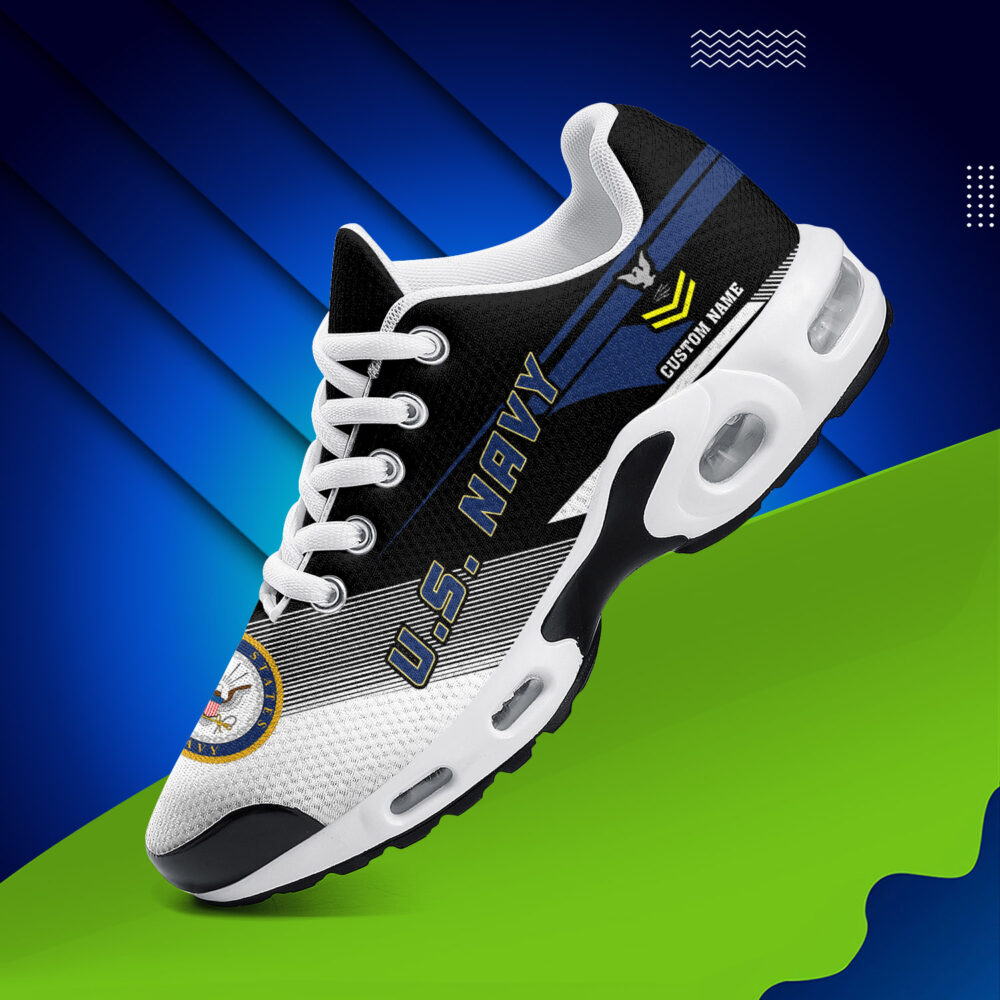 US Navy, I Walked The Walk - Air Max Plus Shoes - Image 2