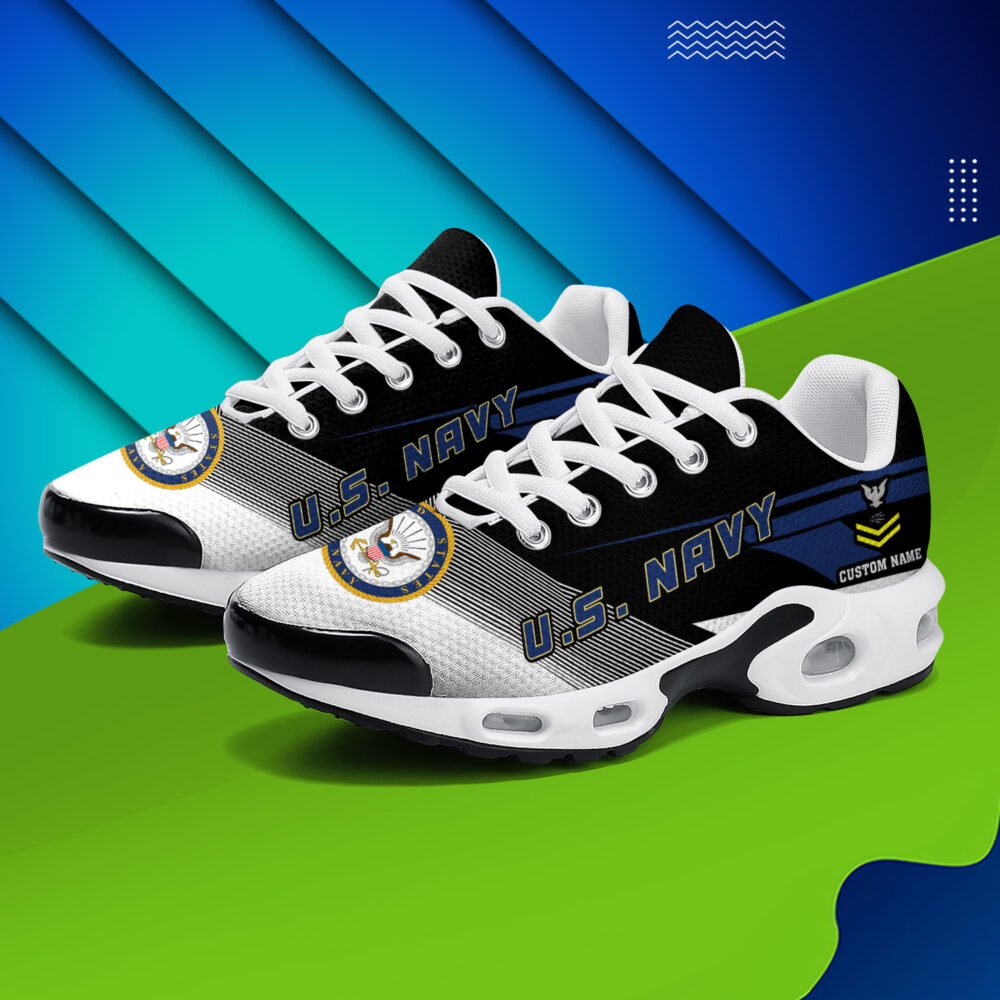 US Navy, I Walked The Walk - Air Max Plus Shoes - Image 3