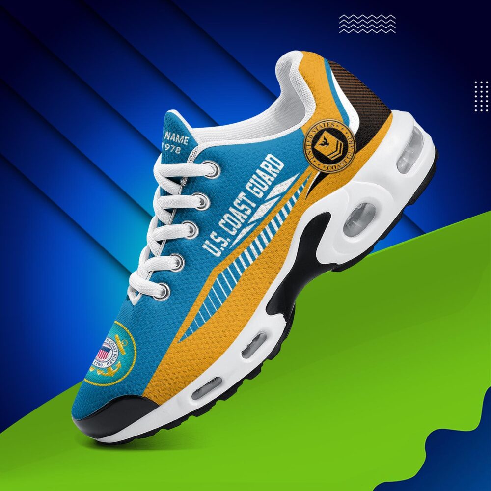 US Coast Guard, American By Birth, Veteran By Choice - Air Max Plus Shoes - Image 2