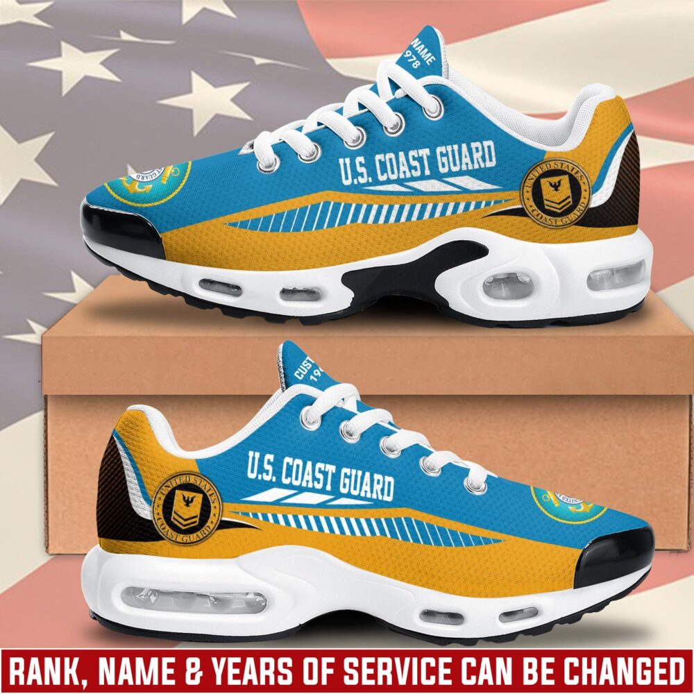 US Coast Guard, American By Birth, Veteran By Choice - Air Max Plus Shoes