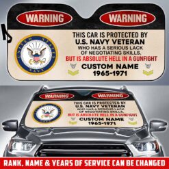 US Navy, Once A Sailor, Always A Sailor - Car Sun Shade