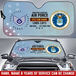 US Air Force , No One Fights Alone - Car Sun Shade