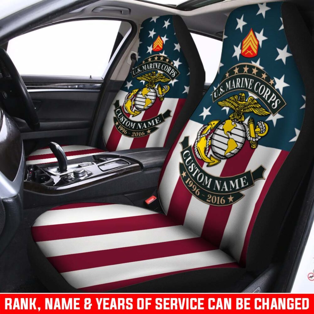 US Marine Corps, I Walked The Walk - Car Seat Covers
