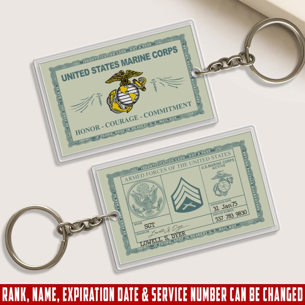 US Marine Corps - Acrylic Keychain