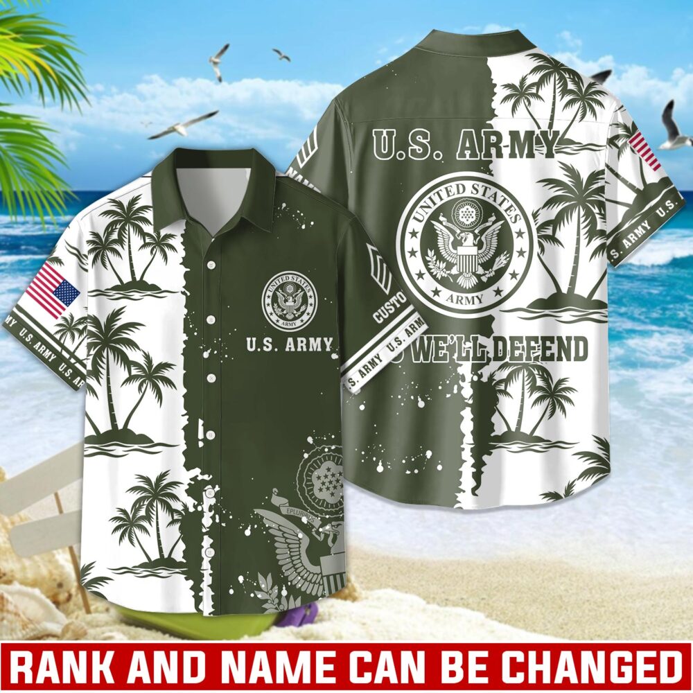 US Army, Honoring All Who Served - Hawaii Shirt