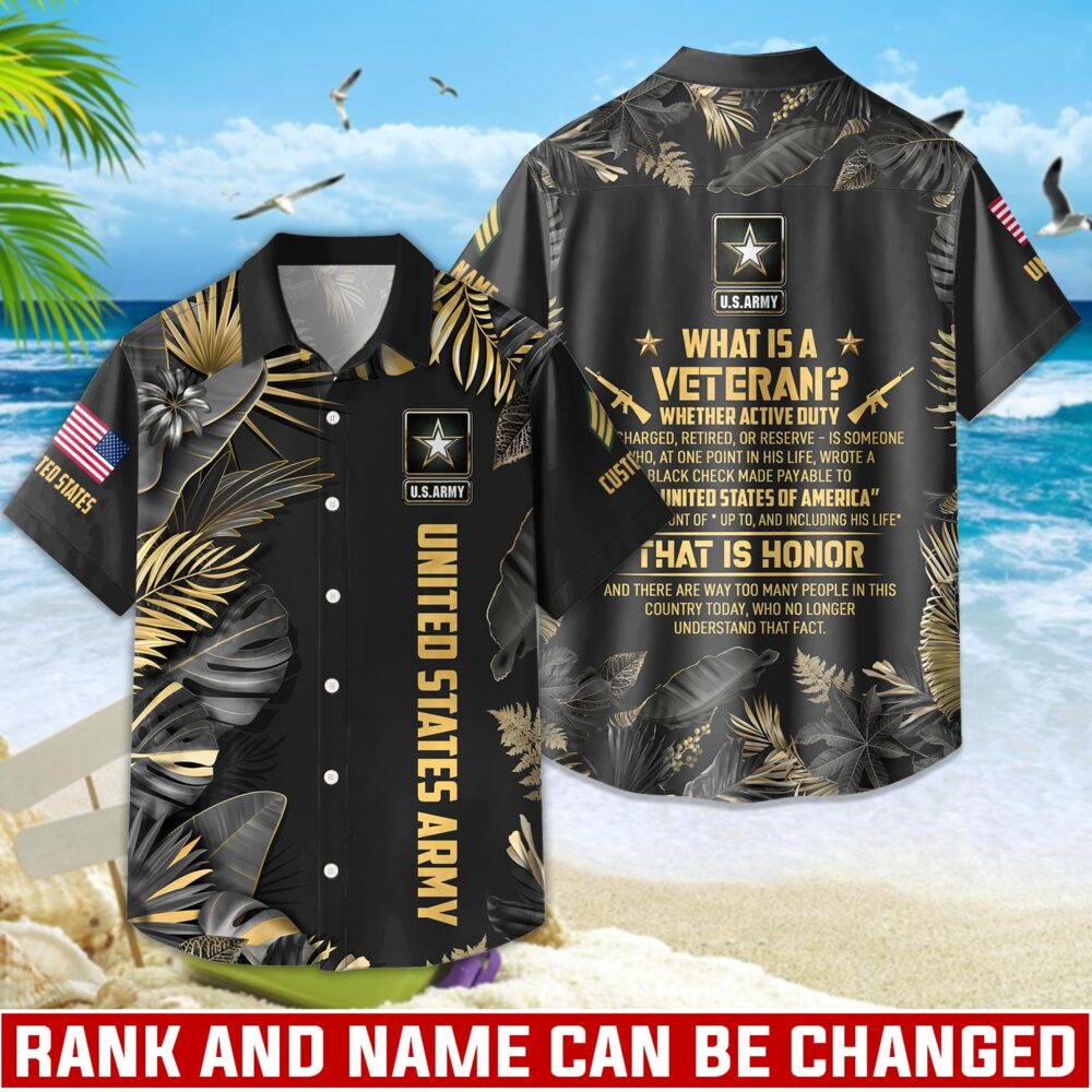 US Army, O 6 Army Colonel - Hawaii Shirt