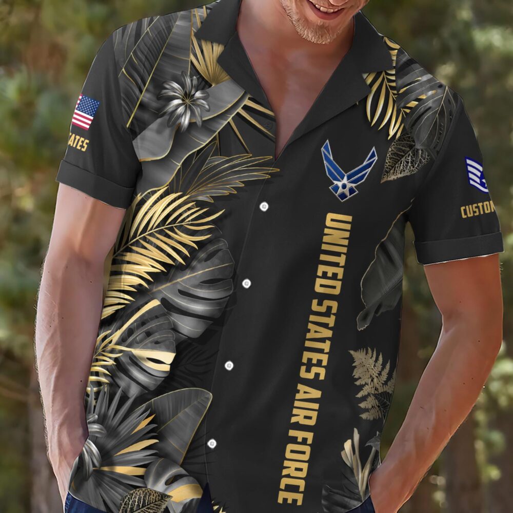 US Air Force , Duty, Honor, Country - Hawaii Shirt - Image 2