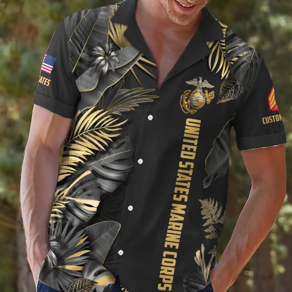 US Marine Corps, First to Fight - Hawaii Shirt - Image 2