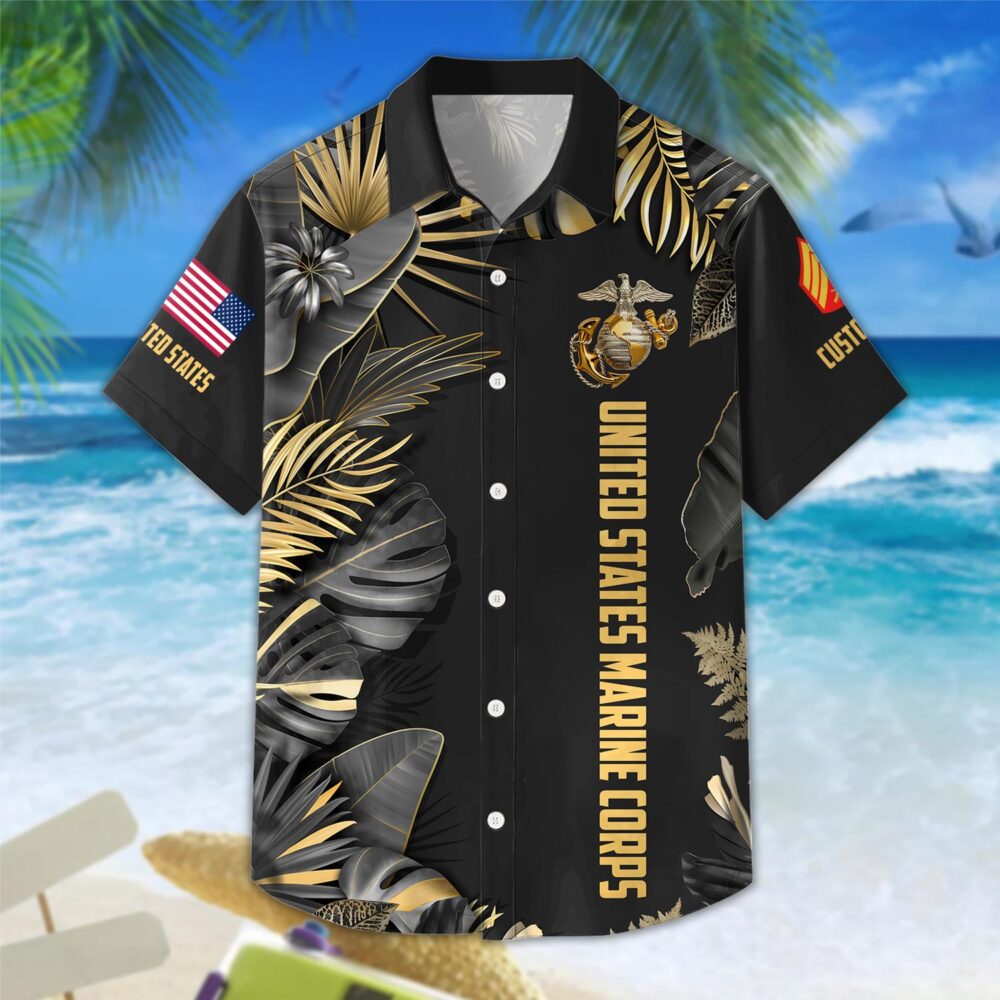 US Marine Corps, First to Fight - Hawaii Shirt - Image 3