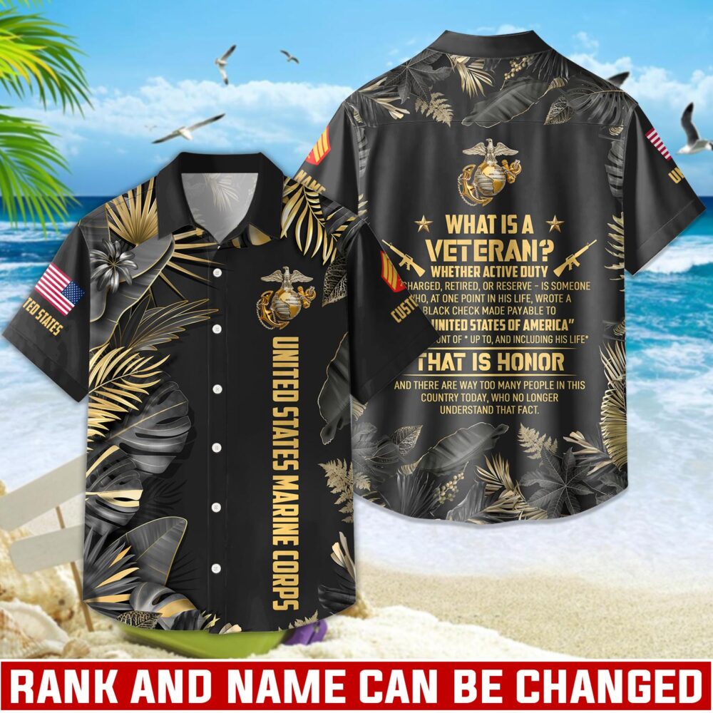 US Marine Corps, First to Fight - Hawaii Shirt