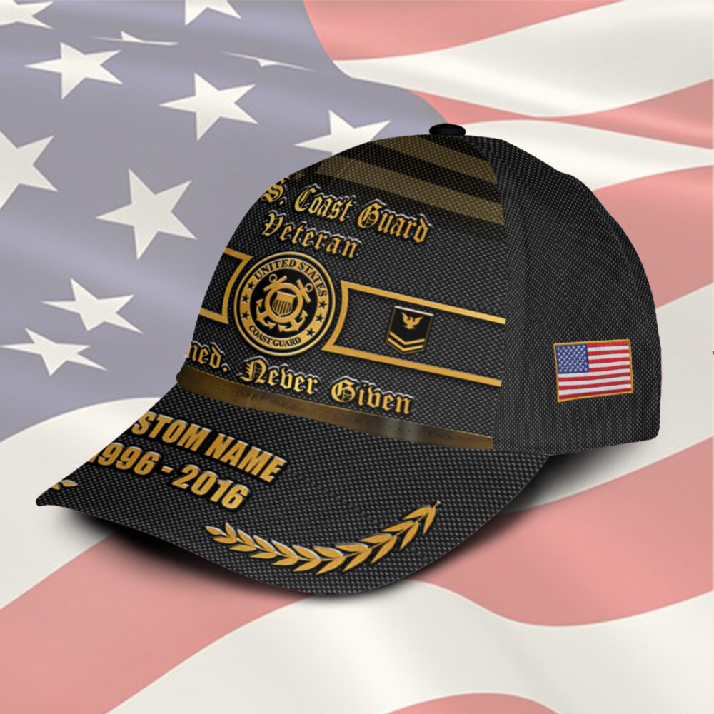 US Coast Guard, E 7 Gold - Classic Cap - Image 2