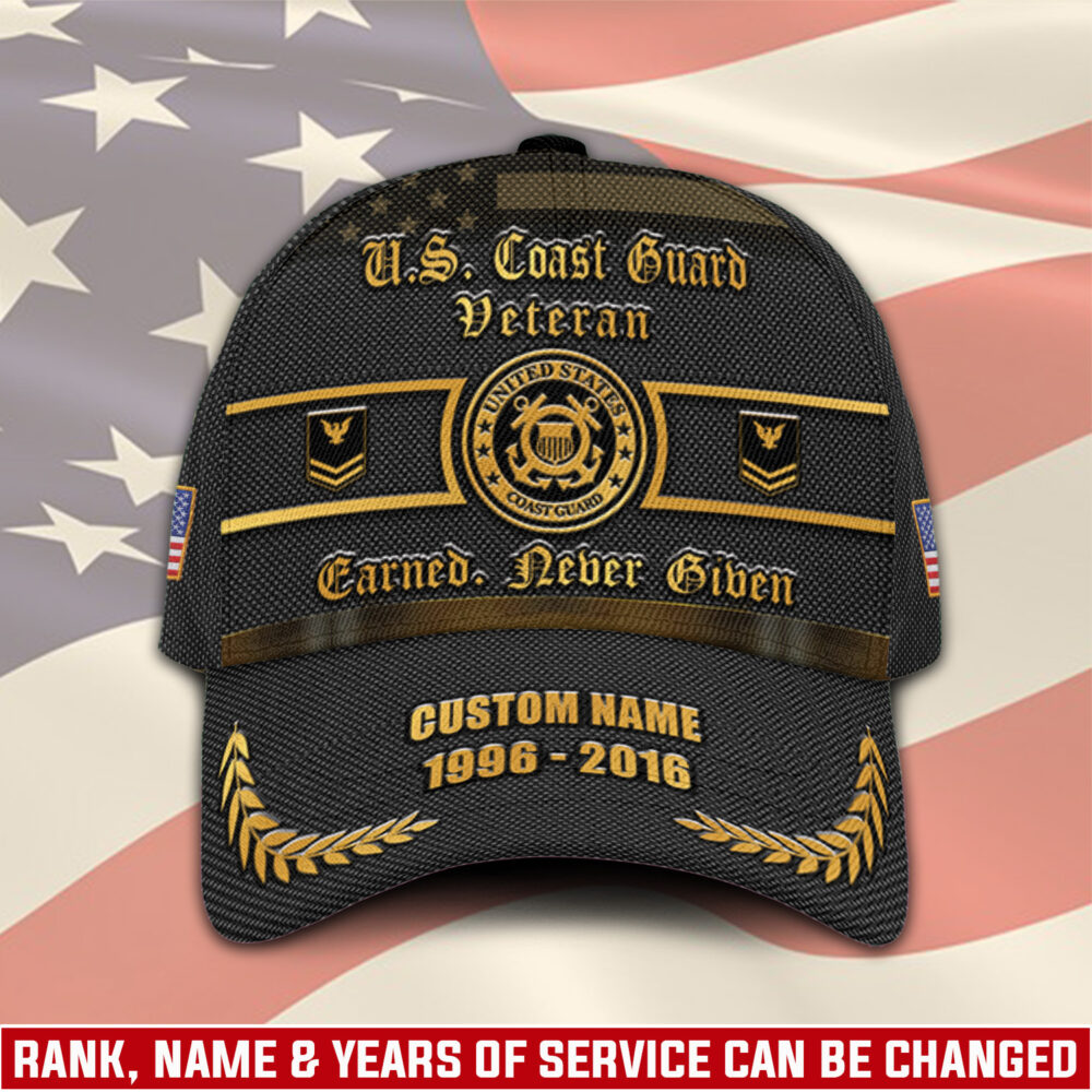 US Coast Guard, E 7 Gold - Classic Cap