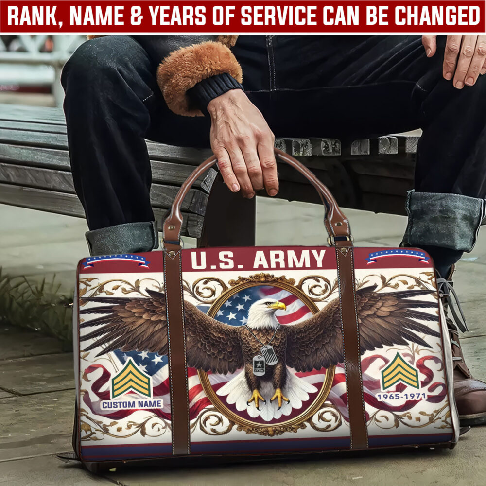 US Army, Once A Soldier, Always A Soldier - Travel Bag - Size S: 18 x 8.6 x 10.2 inches