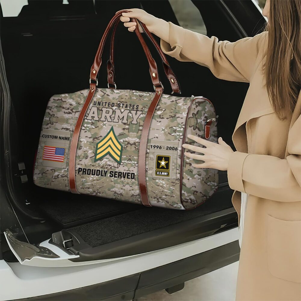 US Army, No One Fights Alone - Travel Bag - Size S: 18 x 8.6 x 10.2 inches - Image 2