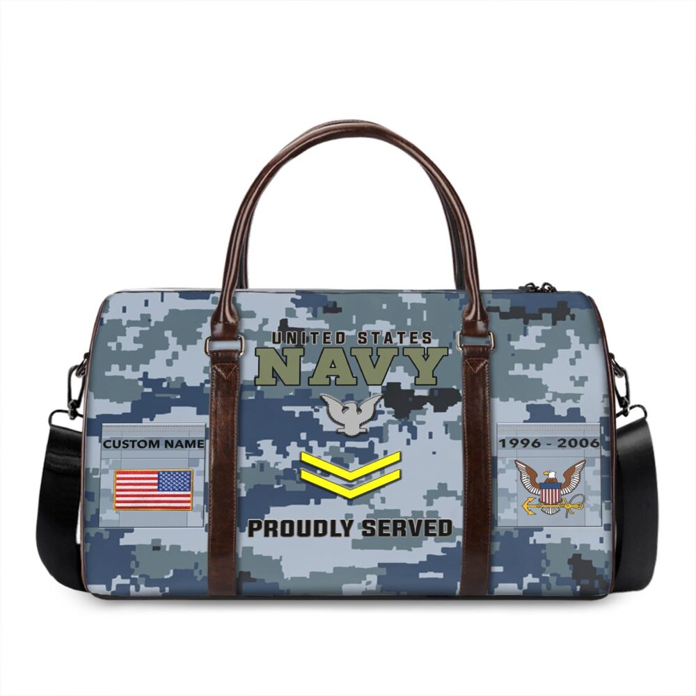 US Navy, E 3 Blue - Travel Bag - Size S: 18 x 8.6 x 10.2 inches - Image 3