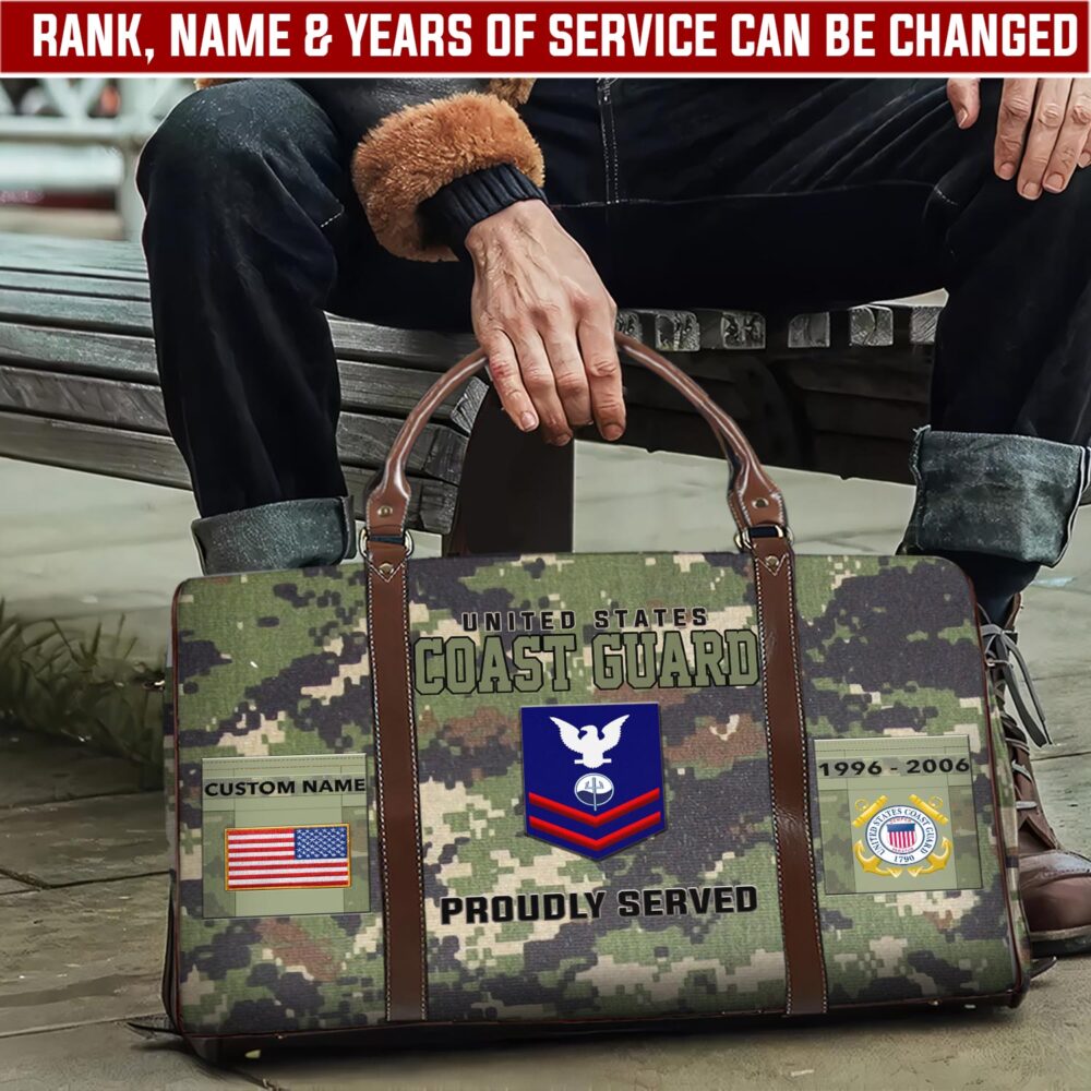 US Air Force, E 7 Air Force Master Sergeant - Travel Bag - Size L: 20.4 x 9.4 x 10.2 inches
