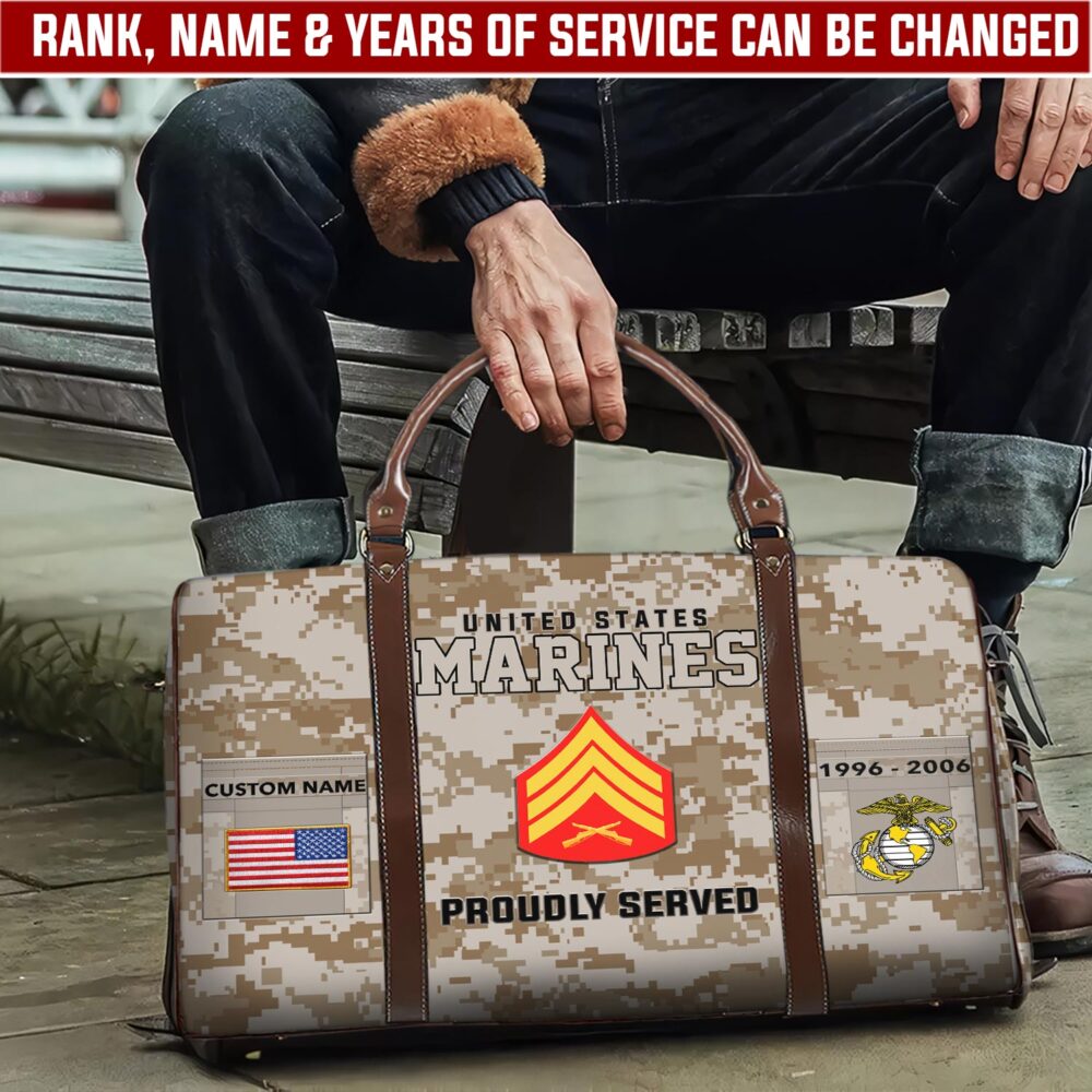 US Marine Corps, Lest We Forget - Travel Bag - Size S: 18 x 8.6 x 10.2 inches