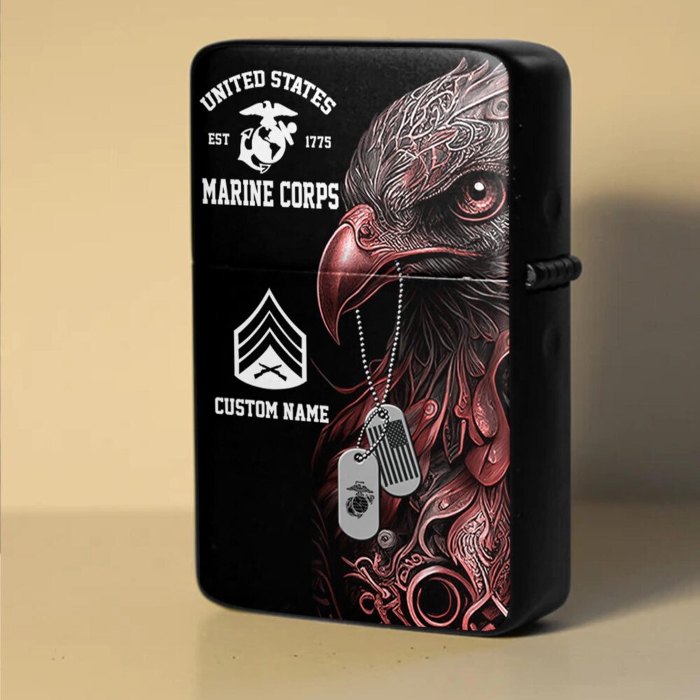US Marine Corps, Never Retreat, Never Surrender - Lighter - Image 3