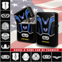 Air Force Badge, Always Remember, Never Forget - Lighter