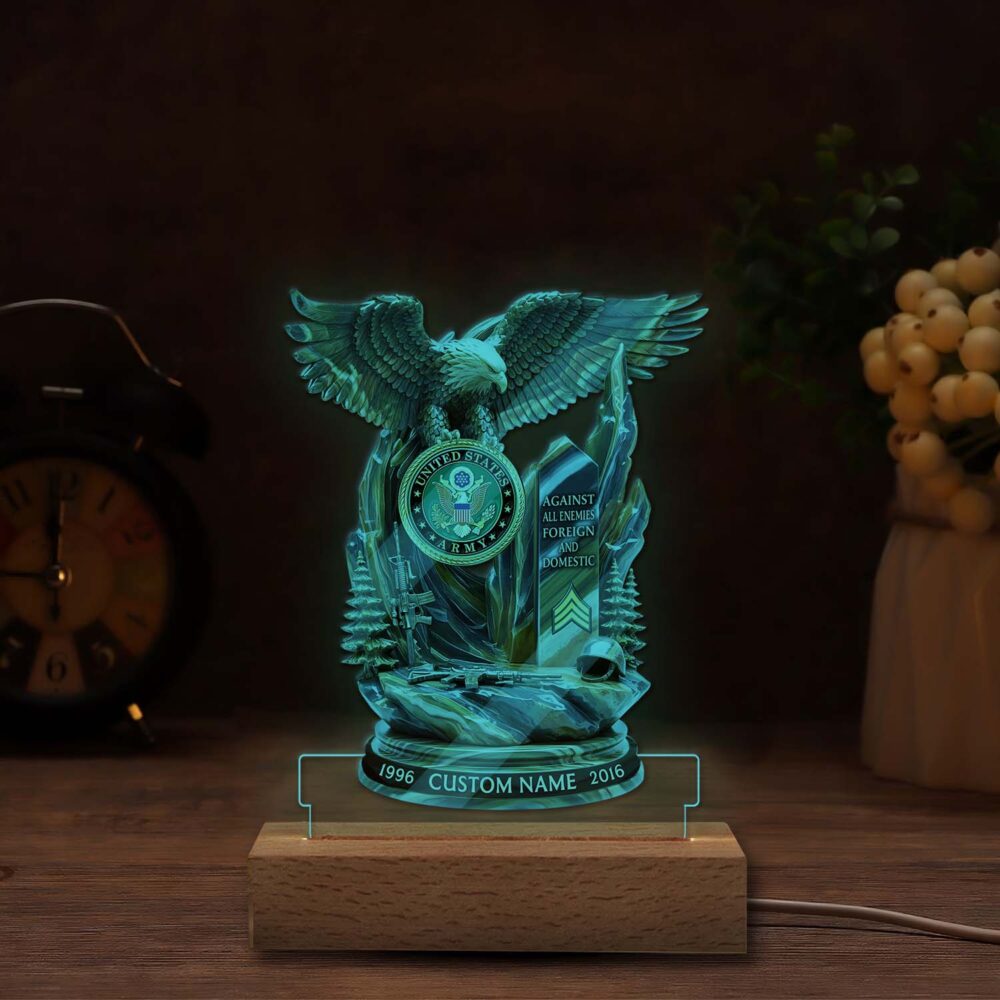 US Army, Be All You Can Be - Personalized Led Lamp - Image 5