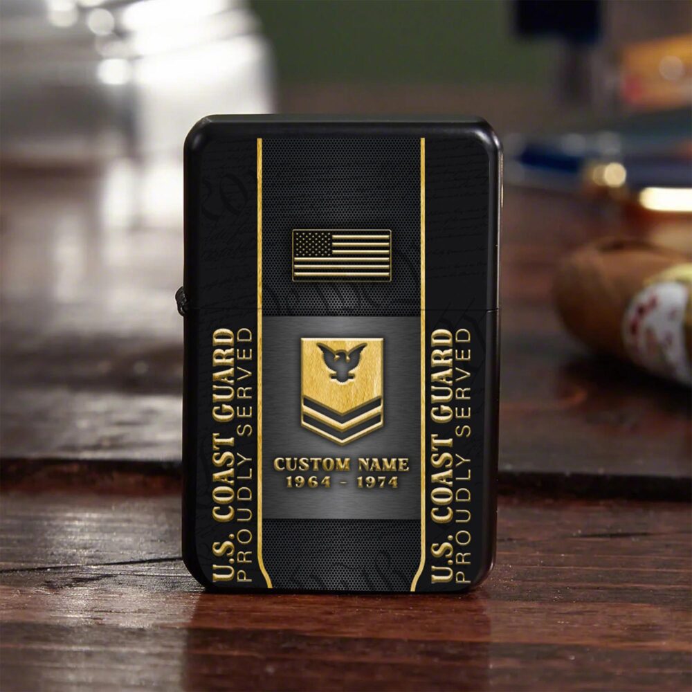 US Coast Guard, American By Birth, Veteran By Choice - Lighter - Image 5