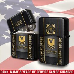 US Coast Guard, American By Birth, Veteran By Choice - Lighter