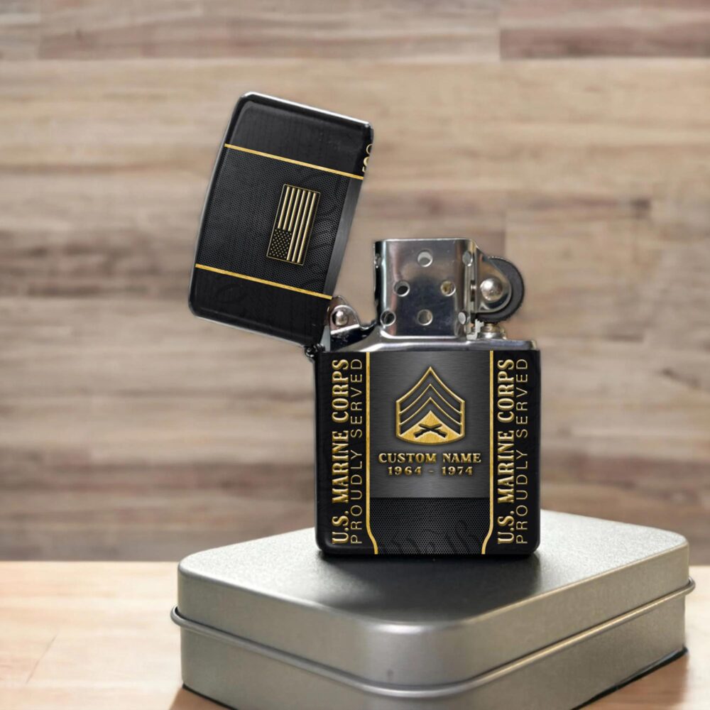 US Marine Corps, Honor, Duty, Service - Lighter - Image 4