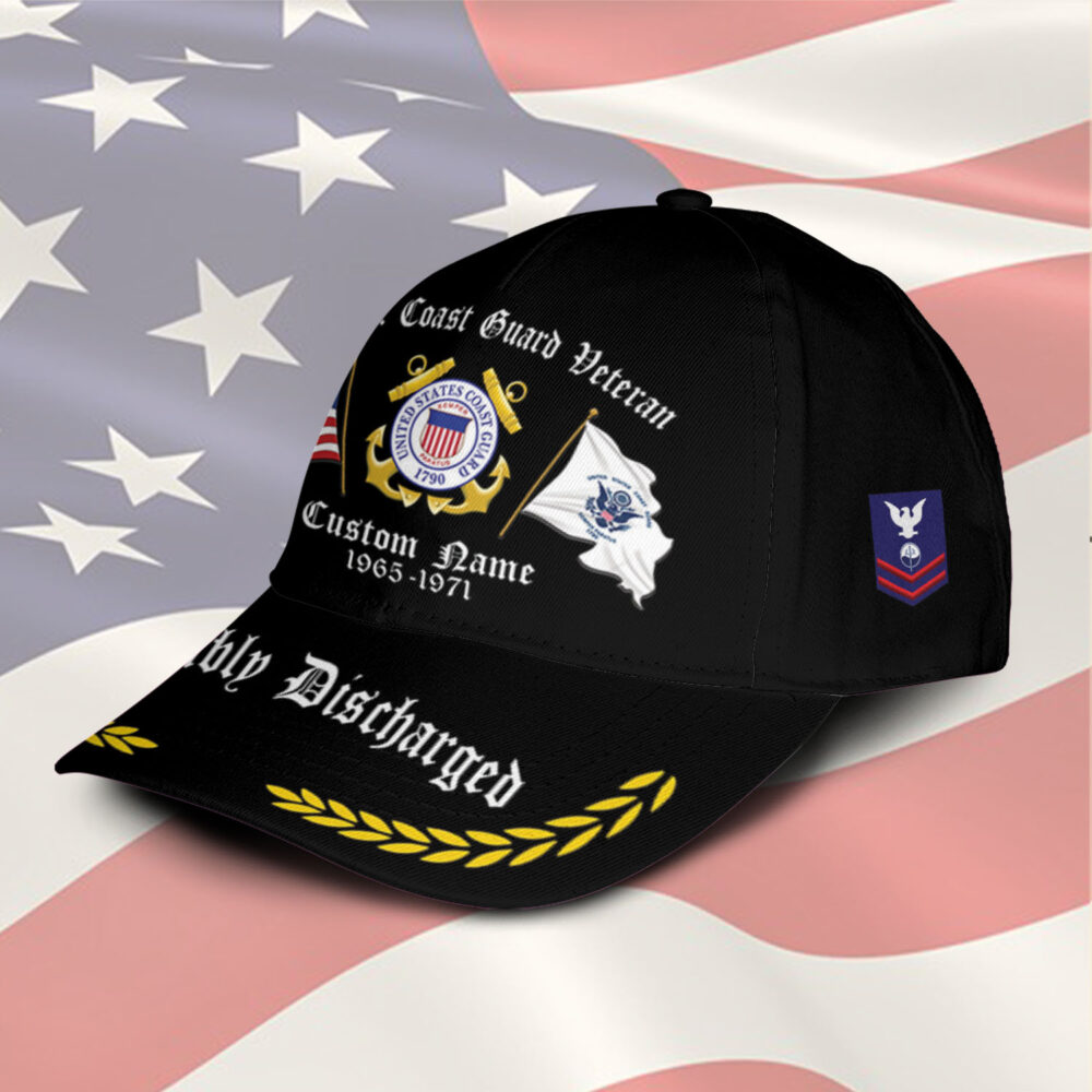 US Coast Guard, E 4 Red - Classic Cap - Image 2