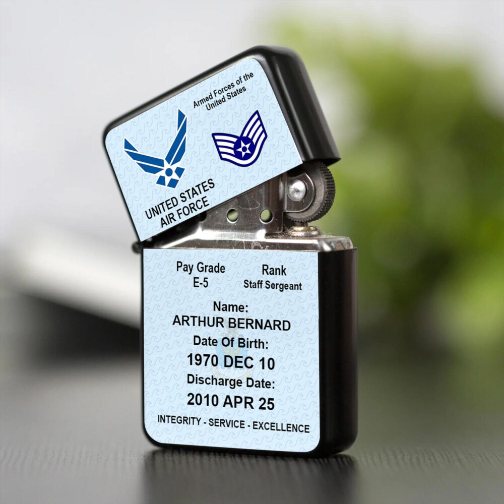 US Air Force , E 7 Air Force First Sergeant - Lighter - Image 2
