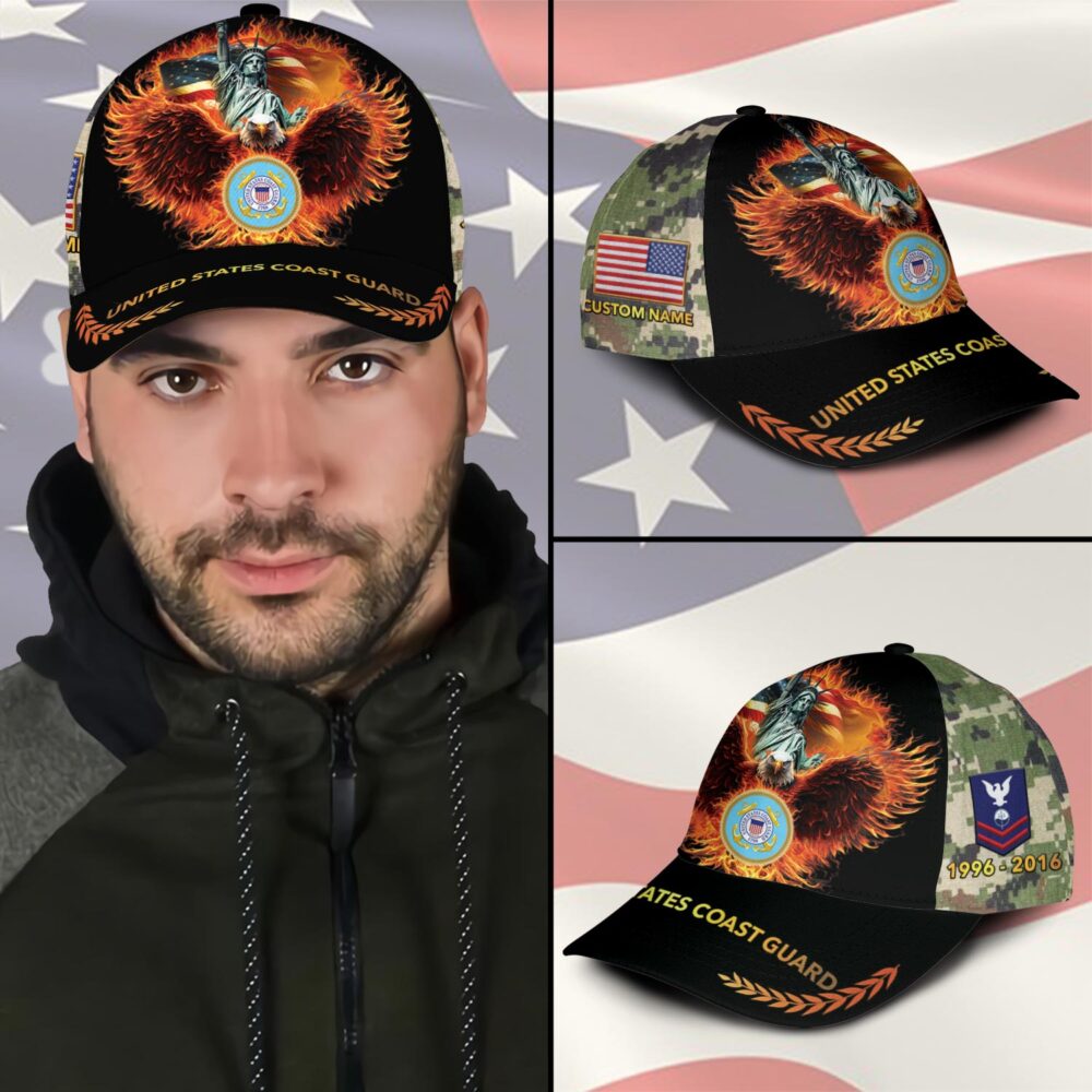 US Coast Guard, Born Ready - Classic Cap - Image 3
