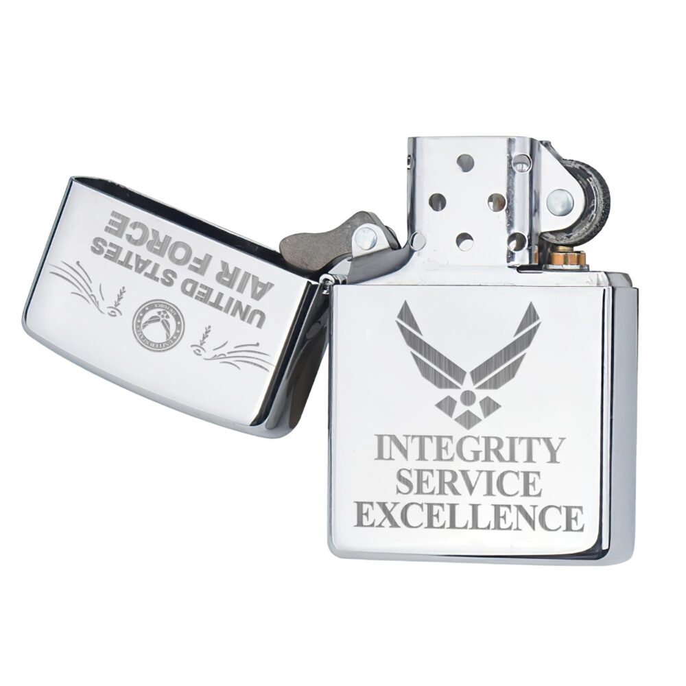 US Air Force , Duty, Honor, Country - Engraved Lighter - Image 4