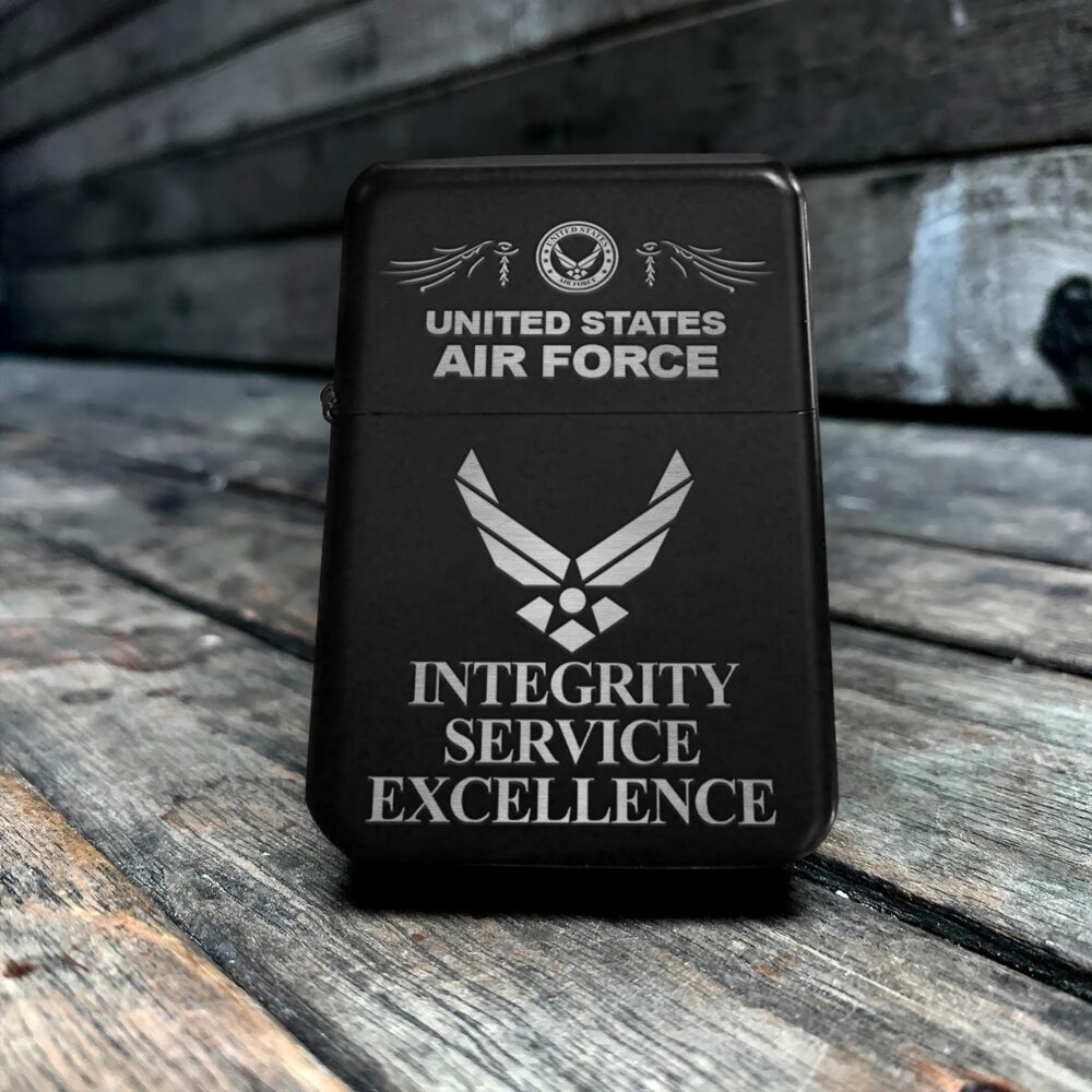 US Air Force , Duty, Honor, Country - Engraved Lighter - Image 5
